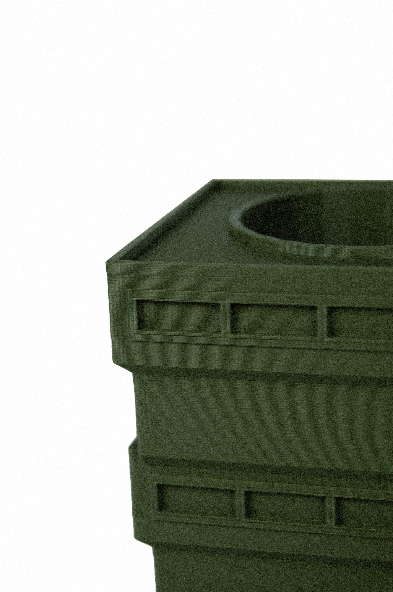 Brutalist Pot / Forest