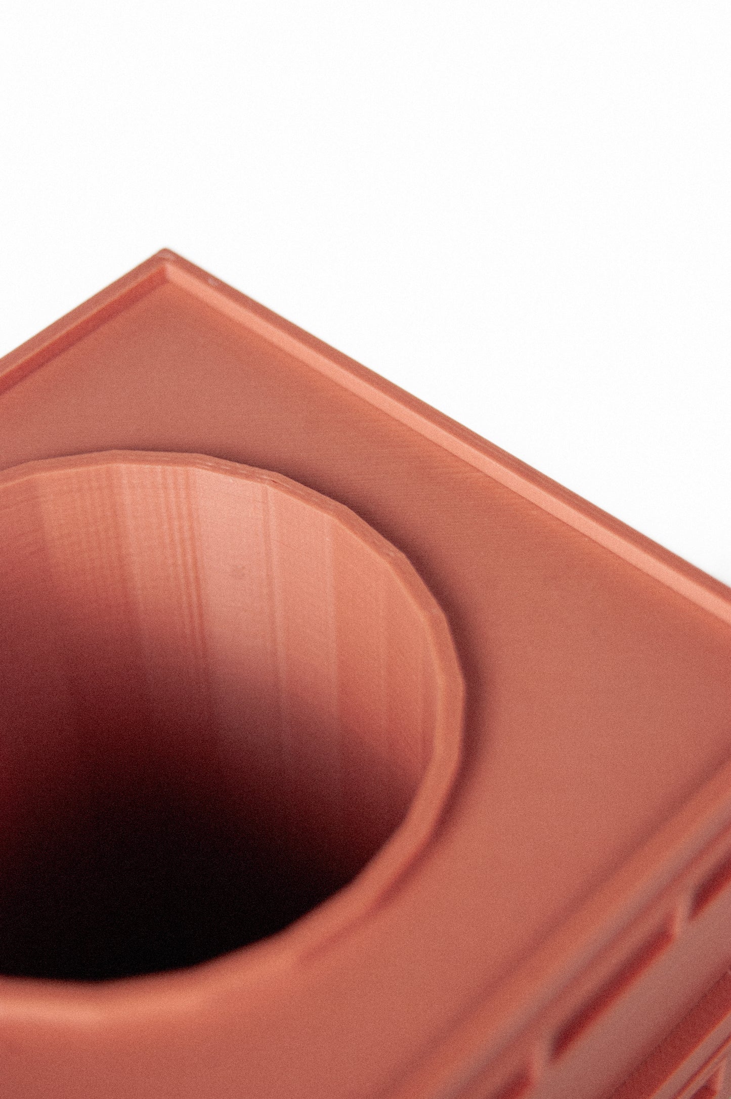 Brutalist Pot / Peach